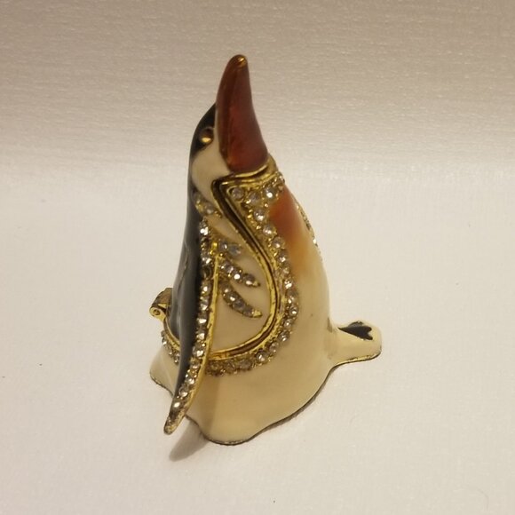 Other - Gorgeous bedazzled penguin-shaped trinket box